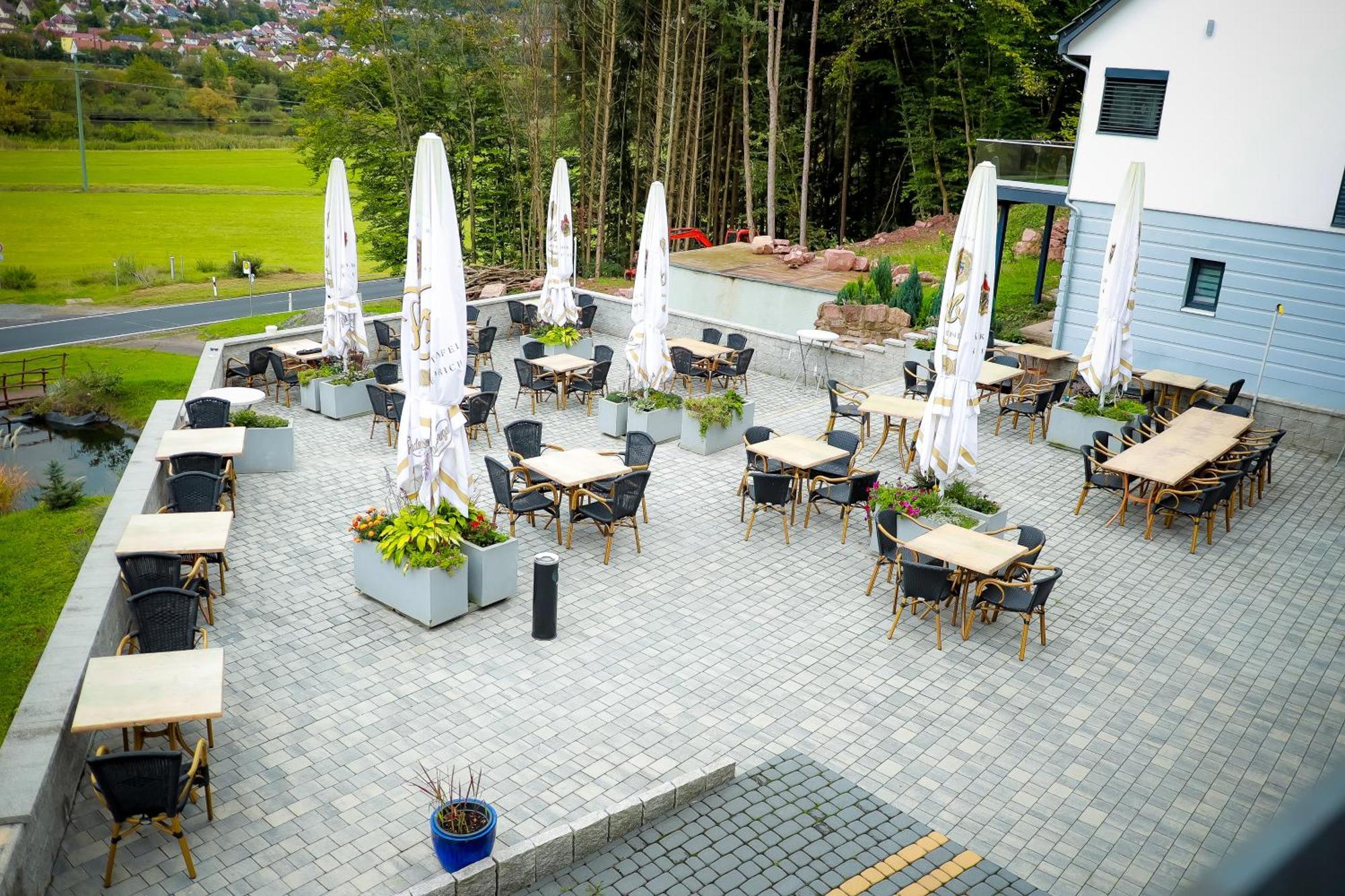 Main Spessart Terrasse Hotel & Restaurant Gemunden am Main Exterior photo